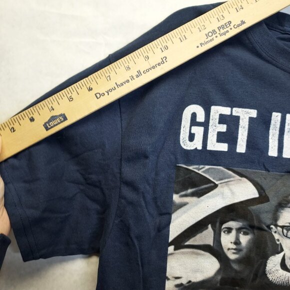 Get in Loser Smash the Patriarchy T-Shirt Women's Sz L Feminist Equality Graphic - Picture 8 of 9
